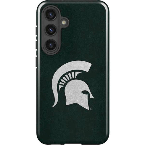Michigan State University Spartans Logo Galaxy S25 Impact Case